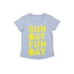 DOOR74 Kids Typography Printed Cotton T-shirt-picture-21