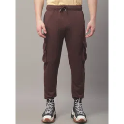 DOOR74 Men Relaxed-Fit Cotton Cargo Joggers image 1