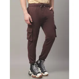 DOOR74 Men Relaxed-Fit Cotton Cargo Joggers image 3
