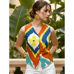 Dora Dori Print Cotton Top-picture-36