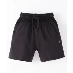Doreme Single Jersey Knit Shorts With Logo Print - Acadia Grey-picture-21