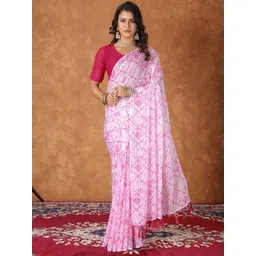Dori Abstract Checked Saree-picture-28