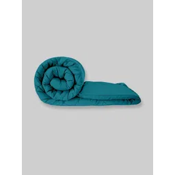 Doristyle Blue 250 GSM Checked Microfiber Double Bed Comforter-picture-29