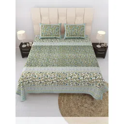 Doristyle Unisex Green Bedsheets-image-7