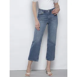 DOROTHY PERKINS Women Petite Cotton Straight Fit Light Fade Jeans-picture-18