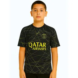 dostitch Boys Messi Football Jersey T-Shirt-picture-16