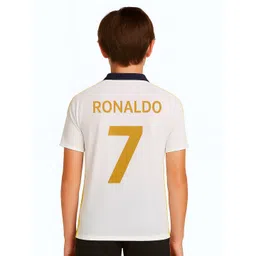 dostitch Boys Typography Printed Cristiano Ronaldo Jersey Dri-FIT T-shirt-picture-23