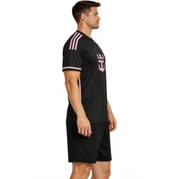 dostitch Men Lionel Messi Colourblocked V-Neck T-shirt-picture-17