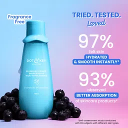 dot & key Blueberry Hydrate Barrier Repair Milky Toner Essence Men & Women image 5