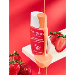 DOT & KEY Strawberry Dew Tinted Sunscreen SPF 50+ - 50 ml - Warm Ivory 02-picture-11