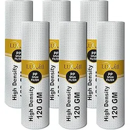 Dotted Premiun 10" Inch (5 Micron) Spun Filter/pre Filter/PP Filter/Outer Sediment Filter/Candle Filter for RO Water Purifier - for All Types 10 Inch Housing RO Water Purifier Pack of 6-image-25