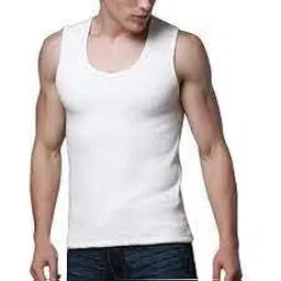 double parrot Men's Regular Fit Vest Pack Of 5 (90 Cm) White image 1