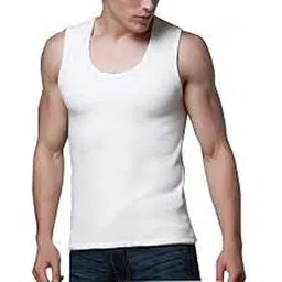 Double Parrot Men's Vest, Pack of 1 (White)-picture-14
