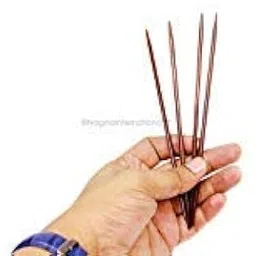 Double Point Rosewood Crafted Premium Knitting Needles | Yarn Storage & Crocheting Accessories | Nagina International (Rosewood, 5mm)-picture-10