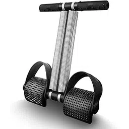 Double Spring Tummy Trimmer, Ab Exercise Equipment, Home Gym Workout Machine, Black-picture-25