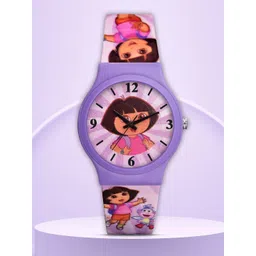 DOUBLERUN Kids Printed Dial & Silicon Straps Analogue Multi Function Watch H05NMT-719-picture-56