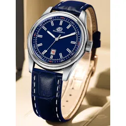 DOUBLERUN Men Dial & Leather Straps Analogue Multi Function Watch H05N6001-image-41