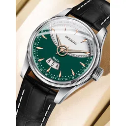 DOUBLERUN Men Dial & Leather Straps Analogue Multi Function Watch H05N9021-image-14