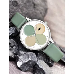 DOUBLERUN Women Dial & Leather Textured Straps Analogue Multi Function Watch H05NNMT-553-picture-11