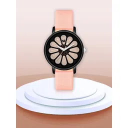 DOUBLERUN Women Textured Dial & Leather Straps Analogue Multi Function Watch H05NNMT-607-picture-36