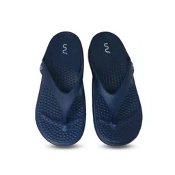 Doubleu Men Blue Rubber Thong Flip-Flops-picture-35