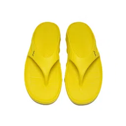 Doubleu Men Yellow Rubber Thong Flip-Flops-picture-32