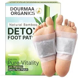 Dourmaa Organics 100% Natural Detox Foot Patches for Men & Women Pack of 5 (50 Patches)-picture-11