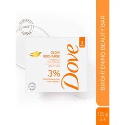 Dove 3% Brightening Serum + Vitamin C Glow Recharge Serum Beauty Bar - 125g x 3-picture-39