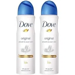 Dove Original Deodorant For Women, Antiperspirant Body Spray For Long Lasting Odour Protection, Skin Friendly Deo, Alcohol Free, Paraben Free, 150 ml (Pack of 2)-picture-19
