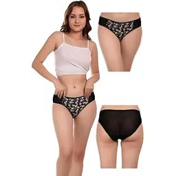 dovey clothing Women’s Low Rise Bikini Panty – Black Net, Transparent Mesh Sides, Seamless, Sexy & Stylish Lingerie Underwear-picture-31