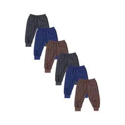 Dowin Kids Pack of 6 Assorted Cotton Joggers-picture-29