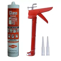 Dowsil Glass Sealant & Half Round Gun 300 ml Paste Waterproof-picture-11