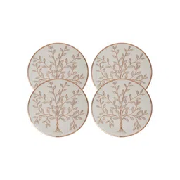 DPA Collection 4Pcs Brown & White Textured Waterproof Table Placemats-picture-22