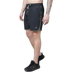 Dpassion Lightweight Sport Shorts for Men with Zipper Pocket|Lining Gym Shorts for Men | Running Shorts for Men | Regular Shorts for Men Polyester-picture-11
