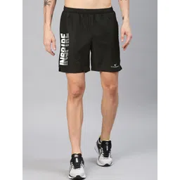 Dpassion Men Black Running Sports Shorts-picture-31