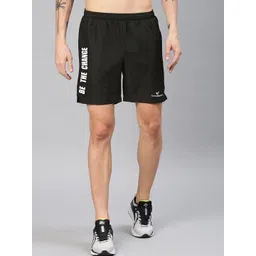 Dpassion Men Black Running Sports Shorts-picture-40