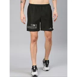 Dpassion Men Black Running Sports Shorts-picture-36