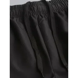 Dpassion Men Black Solid Training or Gym Sports Shorts image 2