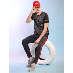 Dpassion Men Colour-Blocked Track Pants image 5