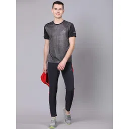 Dpassion Men Colour-Blocked Track Pants image 4
