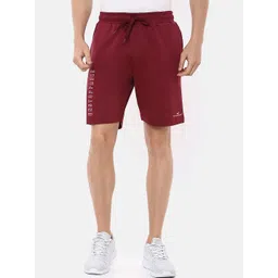Dpassion Men Maroon Printed Running Sports Shorts-picture-37