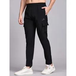 Dpassion Men Regular Fit Rapid-Dry Running Cargo Track Pants-picture-33