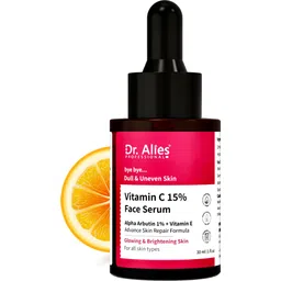 Dr. Alies Professional 15% Vitamin C Serum | Skin Brightening | Dark Spots | Skin Glow face serum image 1