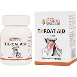 Dr. Bakshi's BAKSON'S HOMOEOPATHY BAKSON THROAT AID TABLETS | For Throat Pain & Dryness | Relieves Sore Throat | 75 Tablets-picture-13