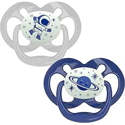 Dr. Brown's Advantage Pacifiers, Stage 2, Glow in The Dark, Pack of 2, Blue, 6M to 12M-picture-13