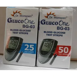 Dr. Morepen BG-03 50 STRIP PACK OF 1 75 Glucometer Strips-picture-27