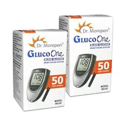 Dr. Morepen 50 Pcs Gluco One BG-03 Multicolor Blood Glucose Test Strips Set (Pack of 2)-picture-10