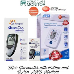 dr. morepen BG03 Kit + UA611 Glucometer-picture-34
