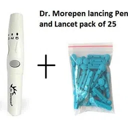 Dr. Morepen lancing device + 25 Glucometer Lancets-picture-48