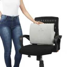 Dr Odin BR-02 Memory Foam Grey Ergonomic Lumbar Back Support Cushion, Size: Universal-picture-43